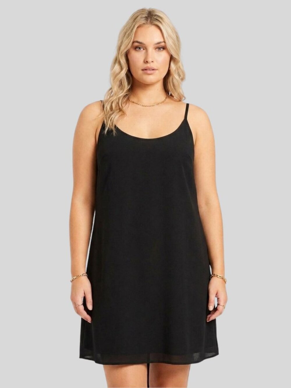 NEW City Chic Women's Black Spice Up Mini Dress Size XL 54926